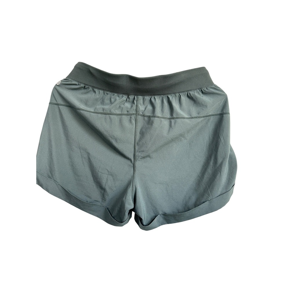 Zella Green Athletic Lounge Running Shorts Stretch Activewear Women Medium - Picture 3 of 12